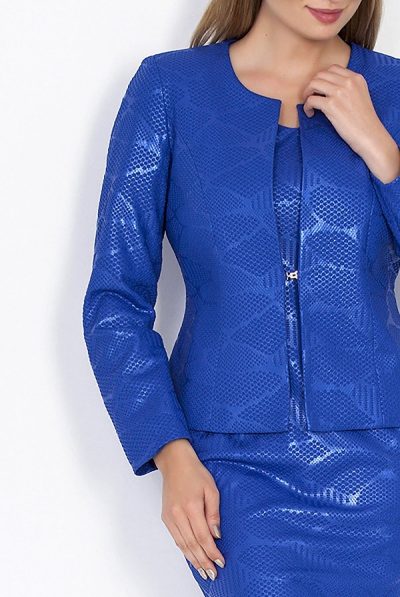 Blue Snakeskin Jacket
