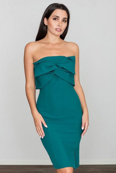 Bow Tied Fitted Dress
