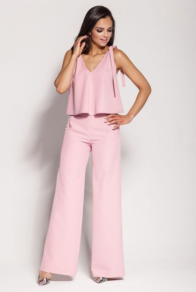 Dusty Rose Trousers & Top - Also Available Red & Blue