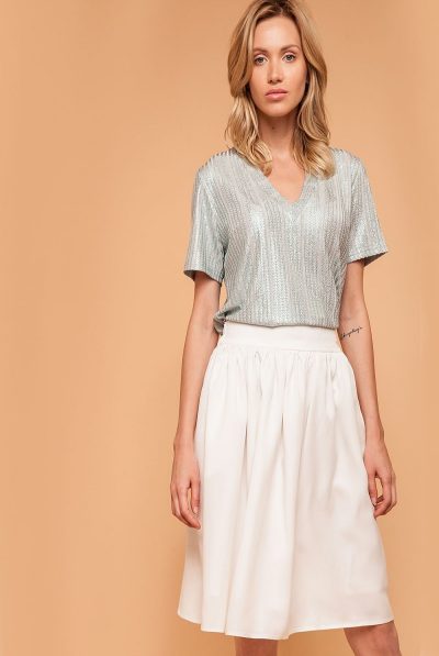 Echo Silver Grey Top