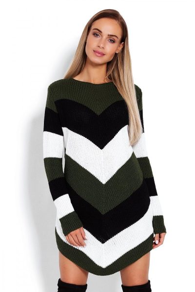 Striped Sweater Dress