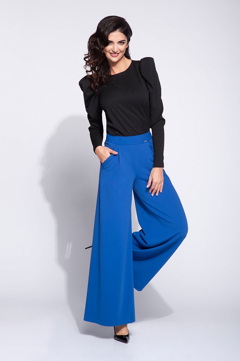 Electric Blue Wide Leg Trousers -Various Colours