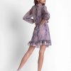 Lilac Snake Print Dress - Image 2