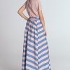 Candy Striped Maxi Skirt - Image 2