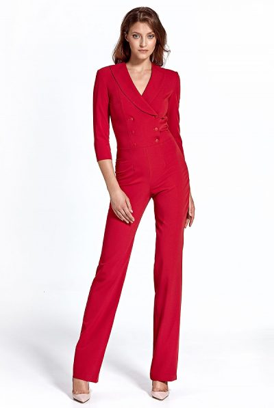 Blazer Button Jumpsuit - Various Colours