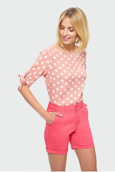 Pink Fold Up Shorts