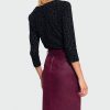 Purple Leatherette Skirt - Image 2