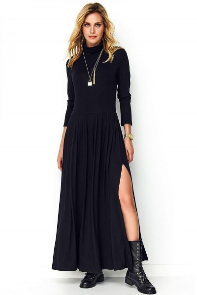 High Neck Maxi Dress