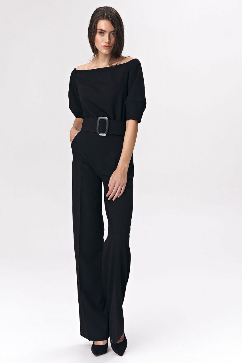 Waist Belt Off Shoulder Jumpsuit- Various Colours