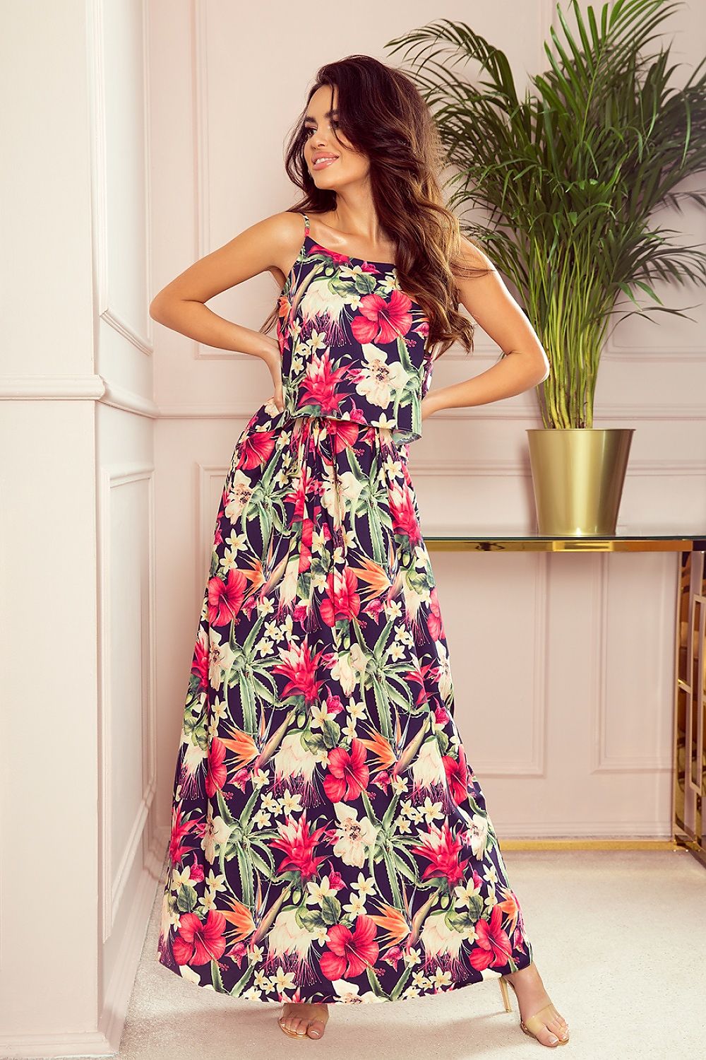 Flower Spring Maxi Dress