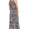 Zebra Print Maxi Dress - Image 2