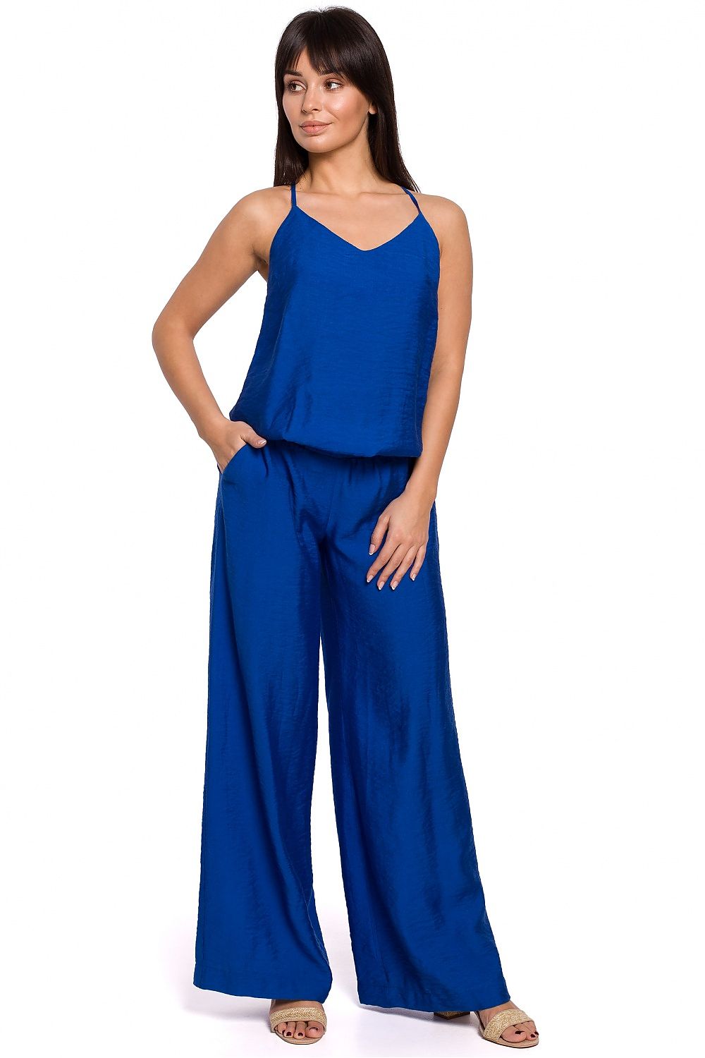 Electric Blue Strap Jumpsuit-Various Colours