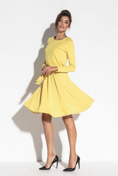 Yellow Flare Dare Dress