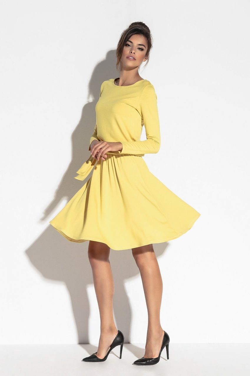 Yellow Flare Dare Dress