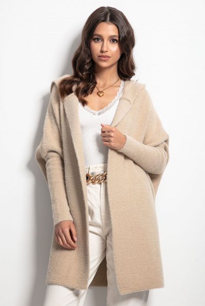 Hooded Coat Cardigan