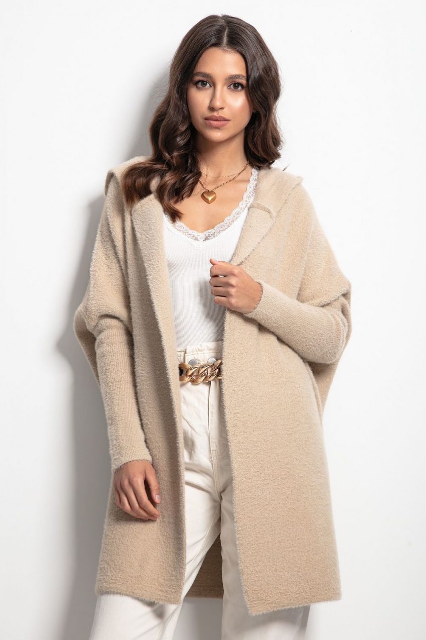 Hooded Coat Cardigan