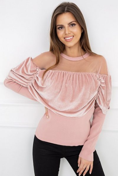 Vittoria Pink Overlay Top