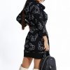 Dog Print Sweater Dress - Image 2