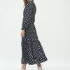 Nira Polka Dot  Chiffon Dress - Image 2