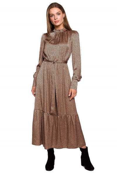 Style High Neck Maxi Dress