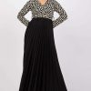 Monochrome Pleated Dress - Image 2