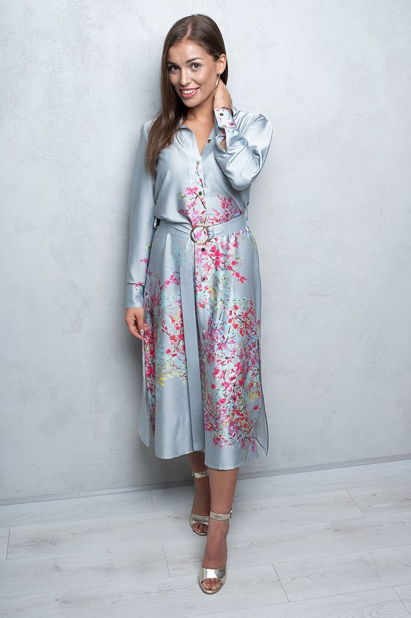 Zahara Belted Decorative Dress