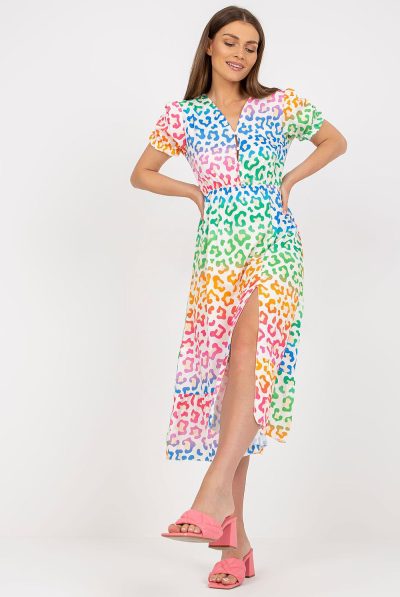 Italy Venice Colour Print Dress