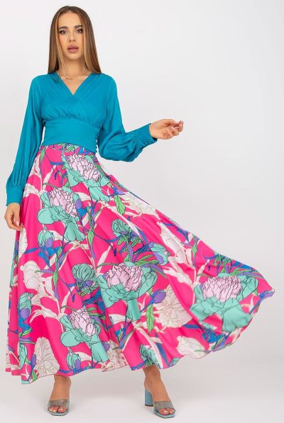 Layla Long Flared Skirt