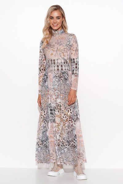 Turtleneck Maxi Dress - Various Colours