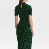 Kyra Print Keyhole Dress - Image 2