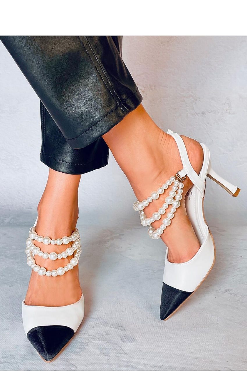 Women's Monochrome  Pearl Heels - Various Colours