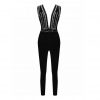 Deep Plunge Bejeweled Jumpsuit - Image 2