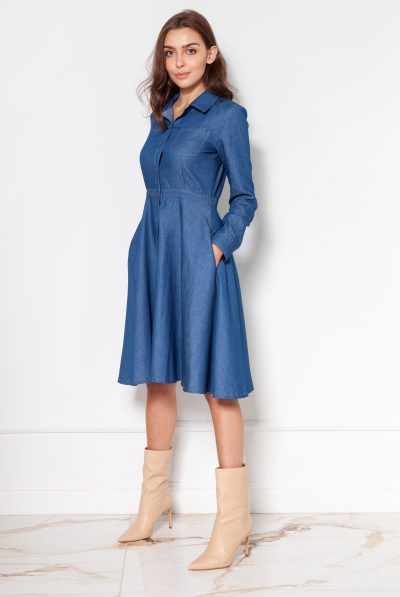 Lanti Denim A-line Dress