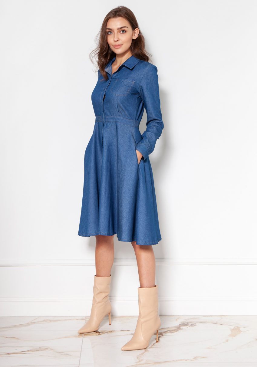 Lanti Denim A-line Dress