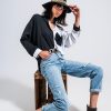 Monochrome Two-Tone Shirt - Image 2