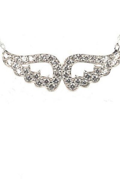 Double Angel Wing necklace