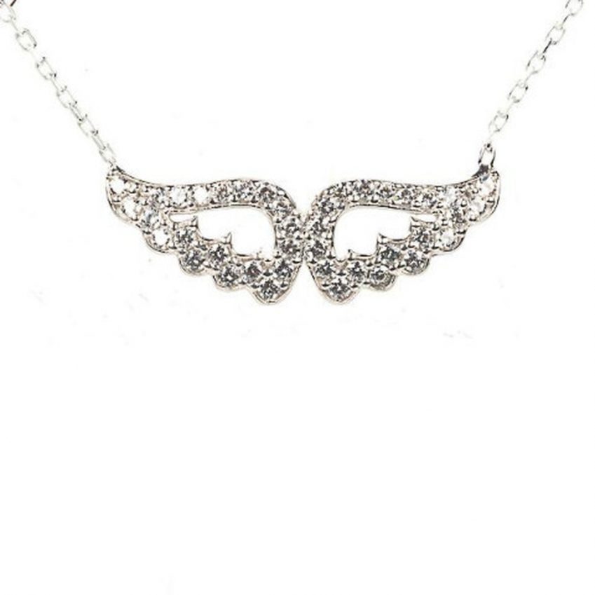 Double Angel Wing necklace