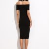 Black Pencil Dress with choker - Image 2
