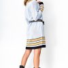 Contrast Knit Sweater Dress -Various Colours - Image 2