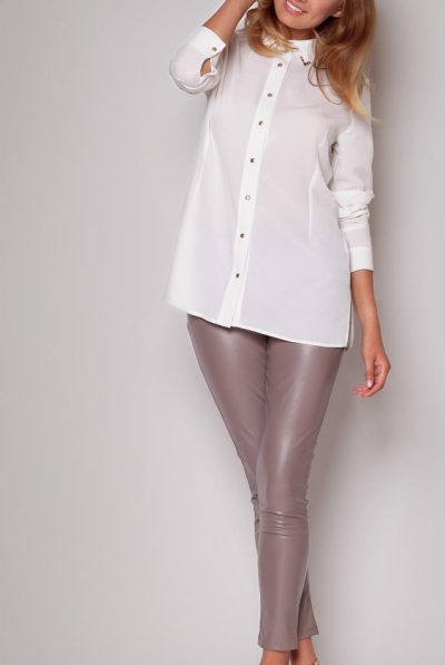 Ecru White Blouse Shirt
