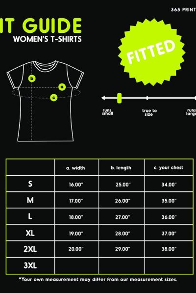 fitted t-shirt guide