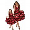 True Passion Fit & Flare Red Fancy Party Dress - Image 2