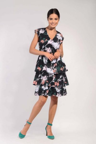 Floral Layered Dress
