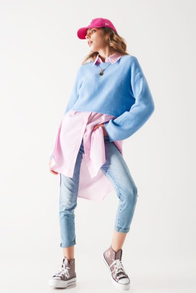 Powder Blue Jumper