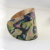 Gold  Floral Cuff Bracelet - Image 2