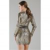 Belluci Gold Chain Sequin Dress - Image 2
