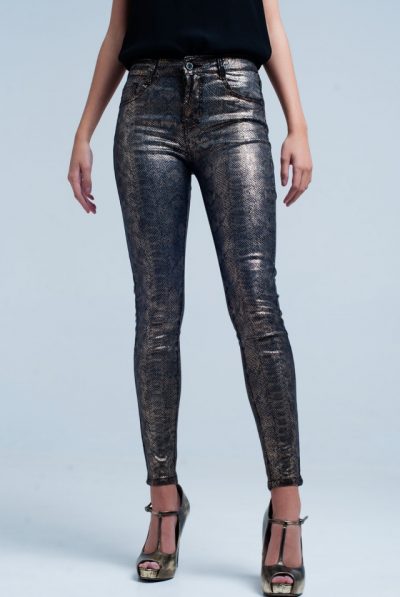 Snake Skin Trousers