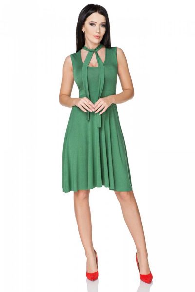 Green Neck Tie Dress