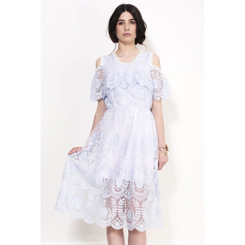 Darccy & Soma London Horinzontal Midi Dress