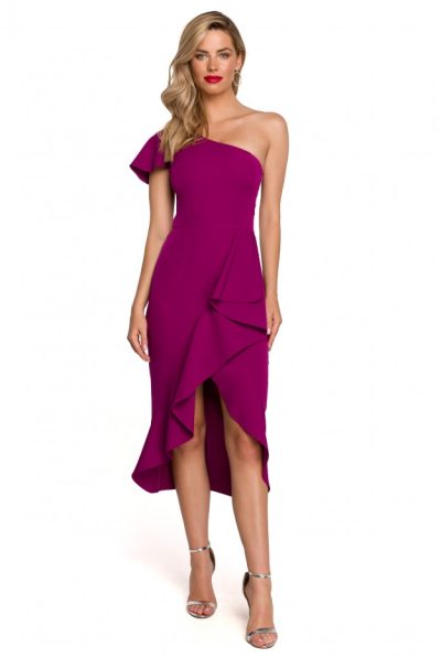 Casa One Shoulder Dress - Various Colours